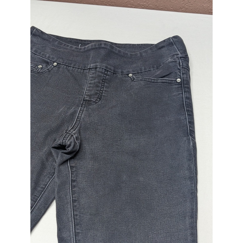 Jag Jeans Womens 12P Black High Rise Skinny Pull On Denim Jeans JP2112361BKR - Picture 3 of 14